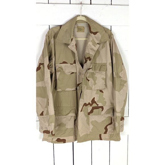 Adult military desert camo camouflage field jacket medium long - Picture 2 of 6